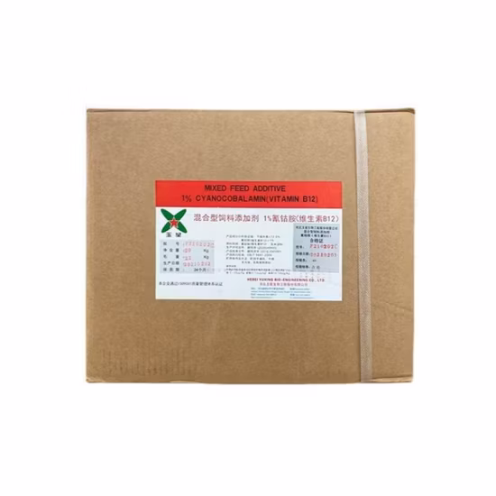 Vitamina B12 Cianocobalamina 1% Ingredientes para piensos para animales